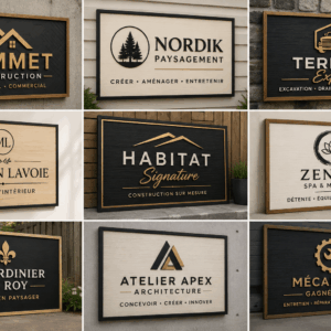 Custom Wooden Sign-Handcrafted Business Signage