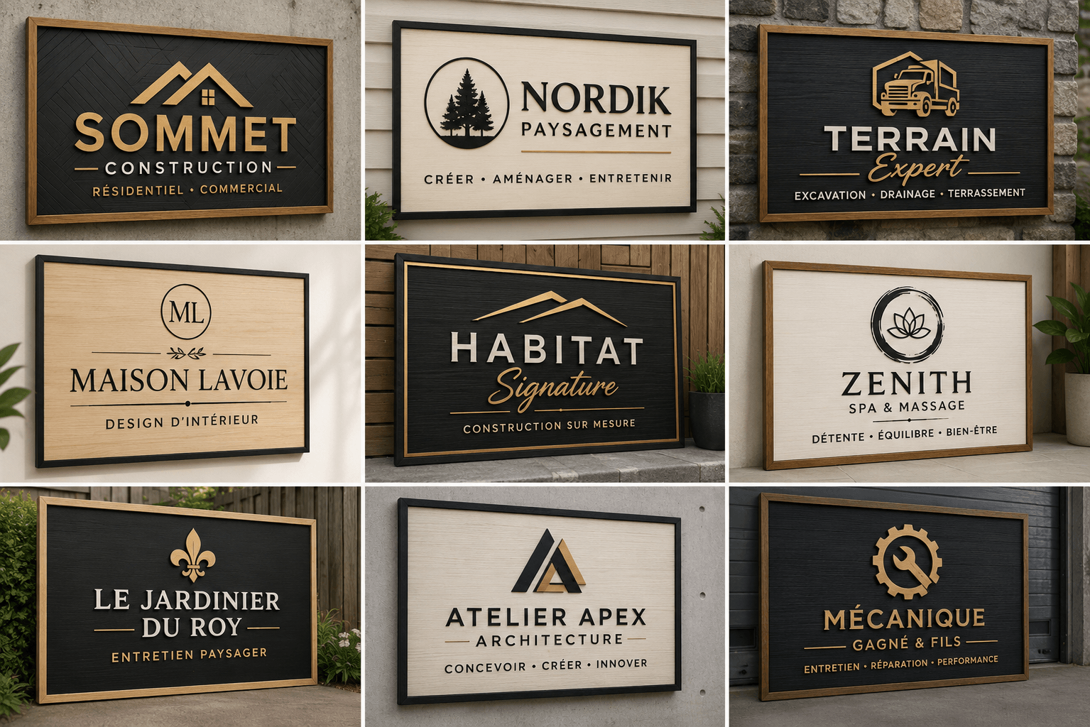 Custom Wooden Sign-Handcrafted Business Signage